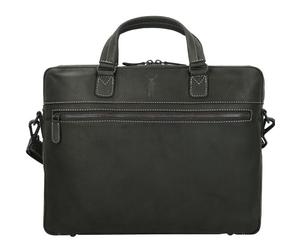 Jack Kinsky Baltimore 8 briefcase leather 40 cm laptop compartment black