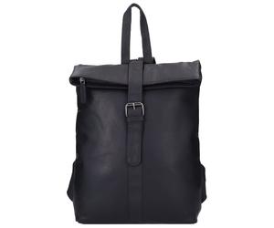 Jack Kinsky Montreal City backpack leather 31 cm black