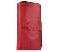 Jack Kinsky Nelson wallet RFID leather 18.5 cm red