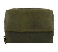 Jack Kinsky Risör Wallet RFID protection Leather 14 cm olive