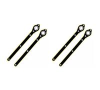 Jack Kit Floor Jack 2/4Pcs Car Scissor Ratchet Wrench Garage Tire Wheel Lug Wrench Handle Auto Repair Tools Carbon Steel(4Pcs)