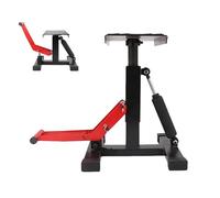 Jack Lift Stand - Steel Motorbike Repair Lift | 1200 lbs Motorcycle Scissor Jack | 17.72 Inches Hydraulic Dampers with Safety Bar, Resistant & Adjustable Height