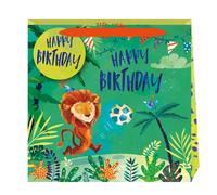 Jack & Lily Happy Birthday Lion Large Gift Bag