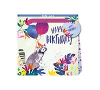 Jack & Lily Happy Birthday Racoon Medium Gift Bag
