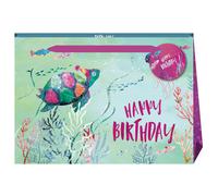 Jack & Lily Happy Birthday Turtle Shopper Gift Bag