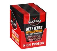 Jack Link’s Beef Jerky Sweet & Hot - 12-Pack (12 × 40 g) - Dried Meat Protein...