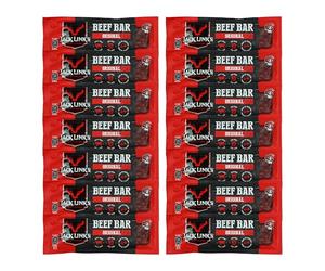 Jack Link's Beef Bar, Original Flavour, Multipack 14 x 22.5g Bars, High Protein Meat Snack, Eat on the Go or Post Gym