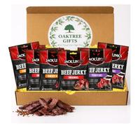 Jack Links Beef Jerky 6 Pack - Original, Sweet & Hot, Teriyaki | High Protein Ready-to-Eat Snack | Bundled by TGBK | Ideal Beef Jerky Gift Set