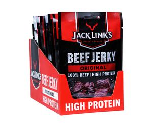Jack Link's - Beef Jerky - Original Flavour - Box of 12 x 60 g Packs
