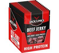 Jack Link's Beef Jerky Original Flavour, High Protein 12 x 25g Multipack