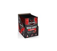 Jack Link's Beef Jerky, Original Flavour High Protein Meat Snack, Multipack Box of 12 x 25g Packs