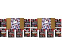 Jack Link's Beef Jerky Six Pack Selection Gift Box - Original, Sweet and Hot & Teriyaki - Hamper Exclusive To Burmont's (Pack of 2)
