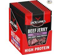Jack Link's Protein Snacks Beef Jerky Teriyaki 25g - Pack of 12