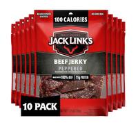 Jack Links Jerky Beef Peppered 1.25 Oz (Pack Of 10)