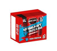 Jack Link's Protein Bar Beef Original, Pack of 30 x 22.5 g, low carb protein bar, protein bar, energy bar, snack for on the go and in the gym, fitness, high protein snack