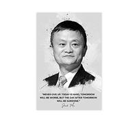 Jack Ma Motivational Quotes Poster Canvas Wall Bedroom Decor Picture Sports Landscape Offices Room Decor Gift 12×18inch(30×45cm) Unframe-style1