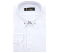 Jack Martin London Pin Collar Formal Shirts for Adult Men | Mens Long Sleeve Dress Shirt with Collar Bar