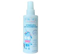 Jack N' Jill Natural Bathtime Kids Detangling Spray & Leave-In Conditioner - Extra Moisturising Hair Detangler Spray, Suitable for All Hair Types, Silicone-Free, Cruelty-Free & Vegan - 200ml, 1 Bottle