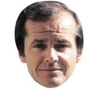 Jack Nicholson (Young) Celebrity Mask, Flat Card Face, Fancy Dress Mask