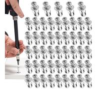 Jack Nut Kit | Petal Shape Metal Nut,Car Repair Accessory Expansion Screw Petal For Billboard, Iron Wire, Car Installation License Plate