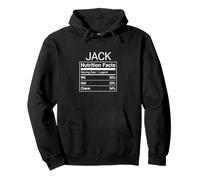 Jack Nutrition Facts Parody Fun Saying Pullover Hoodie