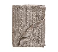 Jack o Juno Knitted merino wool baby blanket 80x100 cm Oatmeal