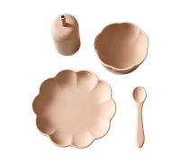 Jack o Juno Little Poppy children's dinner set 4 pieces Oatmeal