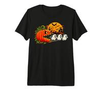 Jack O Lantern Chasing Cute Ghosts Funny Halloween Costume Premium T-Shirt