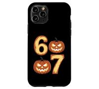 Jack O Lantern Pumpkin 67 Meme Six Seven Funny 6 7 Halloween Case for iPhone 11 Pro