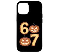 Jack O Lantern Pumpkin 67 Meme Six Seven Funny 6 7 Halloween Case for iPhone 12/12 Pro