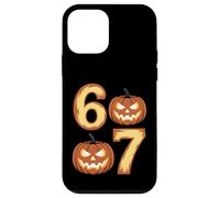 Jack O Lantern Pumpkin 67 Meme Six Seven Funny 6 7 Halloween Case for iPhone 12 mini