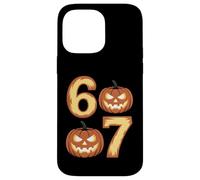 Jack O Lantern Pumpkin 67 Meme Six Seven Funny 6 7 Halloween Case for iPhone 14 Pro Max