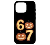 Jack O Lantern Pumpkin 67 Meme Six Seven Funny 6 7 Halloween Case for iPhone 16 Pro