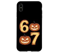Jack O Lantern Pumpkin 67 Meme Six Seven Funny 6 7 Halloween Case for iPhone XS Max