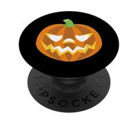 Jack-O-Lantern pumpkin Face Orange costume PopSockets Adhesive PopGrip