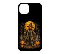 Jack O Lantern Scarecrow Gothic Halloween Moon Art Case for iPhone 14 Plus