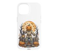Jack O Lantern Scarecrow Gothic Halloween Moon Art Case for iPhone 15