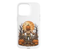 Jack O Lantern Scarecrow Gothic Halloween Moon Art Case for iPhone 15 Pro Max