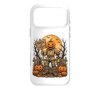 Jack O Lantern Scarecrow Gothic Halloween Moon Art Case for iPhone 17 Pro Max