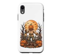 Jack O Lantern Scarecrow Gothic Halloween Moon Art Case for iPhone XR