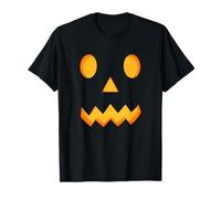 Jack O Lantern Scary Pumpkin Carving Face Halloween Costume T-Shirt