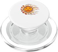 Jack O Lantern Sun Halloween Pumpkin PopSockets PopGrip for MagSafe