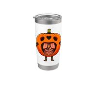 Jack-o'-Lantern X-ray Intestines and Bones Halloween Costume Stainless Steel Insulated Tumbler