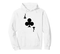Jack of Clubs - Playing Card Halloween Costume Pullover Hoodie