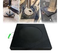 Jack Outrigrs Pads for Travel Trailers - Unbreakable Waterproof C Pads with Rope Handle & Rubber RV Leveling Bloc for Secure Support