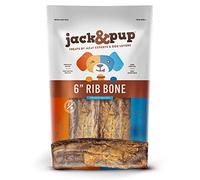 Jack & Pup - Jack&Pup 6 Inch Beef Rib Bones for Dogs Natural Bones for Small Dogs Delicious and Fun Dog Food