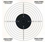 JACK PYKE 100 Paper Shooting Targets 14 x 14cm | 5.51" x 5.51"