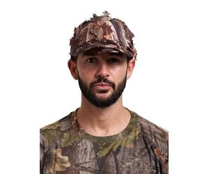 JACK PYKE 3D Leafy Baseball Hat, Lightweight Camouflage Hunting Cap, Adjustable Camo Outdoor Cap for Men, Perfect for Hunters, Hikers, Outdoor Enthusiasts
