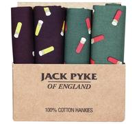 Jack Pyke 4 Pack Cotton Hankies Cartridge Design - One Size