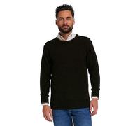 JACK PYKE Ashcombe 100% Lambswool Long Sleeve Crew Neck Knitted Jumper Pullover Deep Olive Small